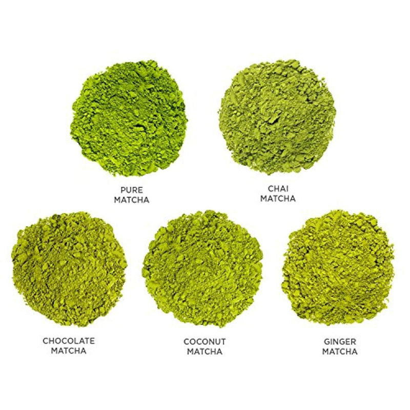 Tea Forte Organic Matcha Green Tea, Stone Ground Culinary Grade Green Tea Matcha (Matcha Sampler)