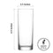 Highball Glasses with Heavy Base, Clear Drinking Glasses for Water, Juice, Wine, Beer, Whiskey, and Cocktails, 12 1/4 Ounce, Set of 6 by Volarium