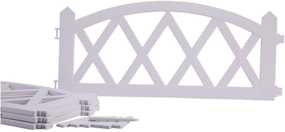 CenYC  Garden Plastic Fence Pickets Indoor Outdoor Protective Guard Edging Decor