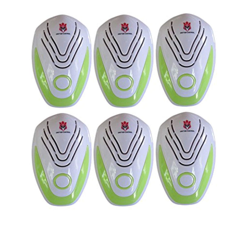 A1 Critter Control Ultrasonic Pest Repeller 6-Pack Green