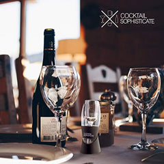 Premium Red Wine Aerator Decanter by Cocktail Sophisticate: Acrylic Dispenser Pourer 3 Stage Quick Decanting System with Stand | Gift Box Set for Wine Lovers