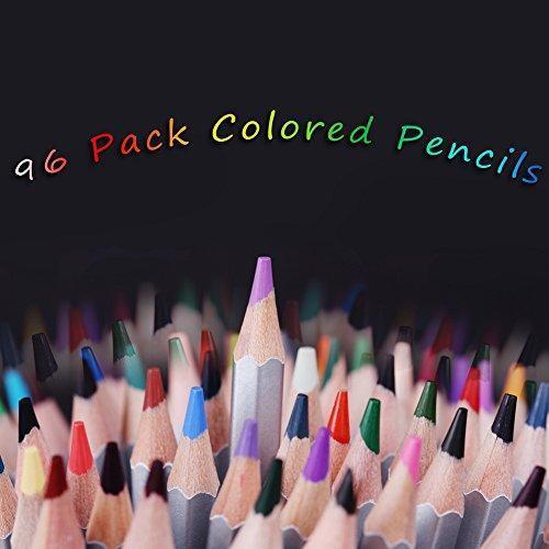 SUDEE STILE Colored Pencils 150 Unique Colors (No Duplicates) Art Drawing Colored Pencils Set with Case Sharpener