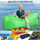 Inflatable Lounger Air Sofa Pouch Inflatable Couch Air Chair Hammock with Pillow Portable Waterproof Anti-Air Leaking for Outdoor Camping Hiking Travel Pool Beach Picnic Backyard Lakeside Christmas