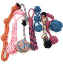 BK PRODUCTS LLC Dog Toys - 8 Extra Large Dog Rope Toys - Dog Chew Toy for Medium and Large Dogs - Set of Dog Rope Toys for Chewing, Tug of War and Teething with Bonus Storage Bag