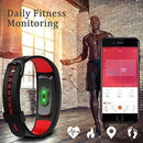 Updated 2019 Version High-End Fitness Tracker HR, Activity Trackers Health Exercise Watch with Heart Rate and Sleep Monitor, Smart Band Calorie Counter, Step Counter, Pedometer Walking for Men & Women