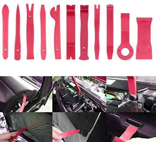 INSTACAN 19Pcs Trim Removal Tool,Car Panel Door Audio Trim Removal Tool Kit, Auto Clip Pliers Fastener Remover Pry Tool Set with Storage Bag