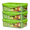 Bento Lunch Box - Set of 3 Boxes -39oz -Meal Prep Containers - BPA Free - Food Control Container- For Adults & Kids -Removable Divider Compartments - Microwave Dishwasher & Freezer Safe - Leak Proof S
