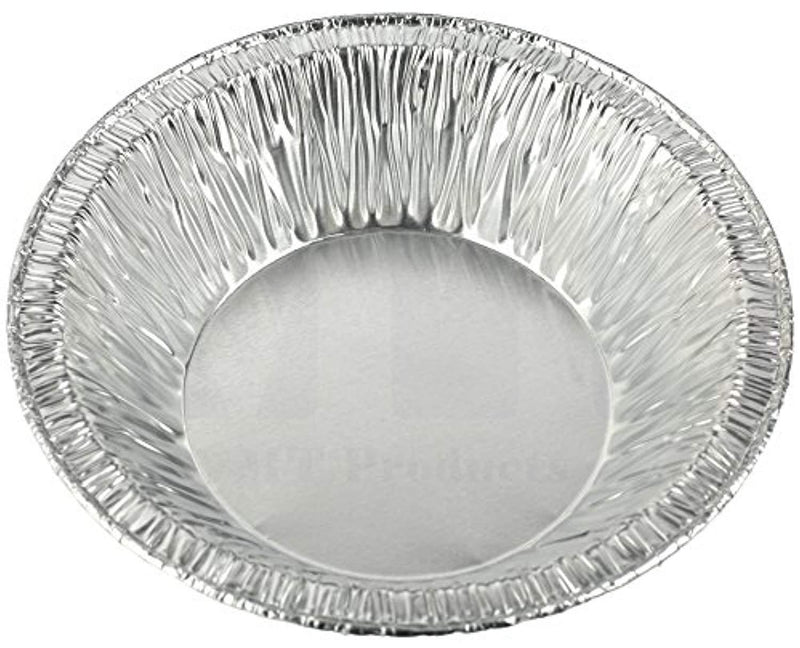 MT Products 5 Inch Disposable Aluminum Foil Tart/Pie Pan 1 1/4" Deep - (50 Pieces)