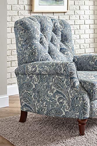 Lane Home Furnishings 6003-11 Zulu Indigo Hi Leg Recliner, Medium