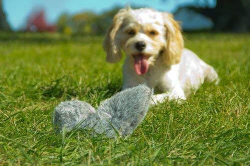 Hyper Pet Doggie Tail Interactive Plush Dog Toys(Wiggles, Vibrates, and Barks – Dog Toys for Boredom and Stimulating Play,Color Varies)