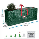 Artificial Christmas Tree Storage Bag - Fits Up to 7.5 Foot Holiday Xmas Disassembled Trees with Durable Reinforced Handles & Dual Zipper by ZOBER