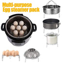 ERSEN 6Pcs Accessories for Instant Pot 6,8 QT Set,Silicone Egg Bites Mold, Non-Stick Springform Pan, Steamer Basket, Egg Steamer Rack, Kitchen Tongs, Mini Mitts Fits, Set for Pressure Cooker