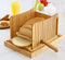 Bread Slicer With Knife for Homemade Bread, 100% Natural Bamboo Foldable Bread Loaf Slicing Machine, Strongest-Heaviest Duty, Convenient Crumb Catcher, 3 Slicing Sizes, Perfect Gift Idea - by Hartons