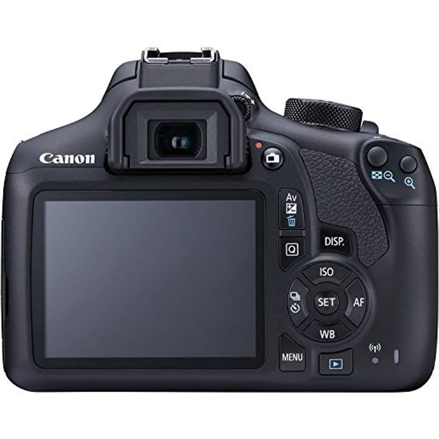 Canon EOS Rebel T6 DSLR Camera with 18-55mm IS II Lens Bundle + Canon EF 75-300mm f/4-5.6 III Lens and 500mm Preset Lens + 32GB Memory + Filters + Monopod + Spider Tripod + Professional Bundle