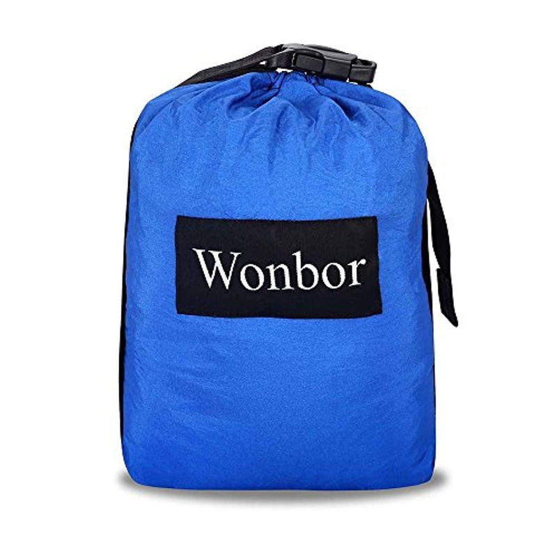 Wonbor Hammock, Camping Double Hammock Lightweight Portable Parachute Nylon Hammock with Tree Straps Ropes for Outdoor Backpack Travel Beach Yard Hanging Bed Sleeping Swing