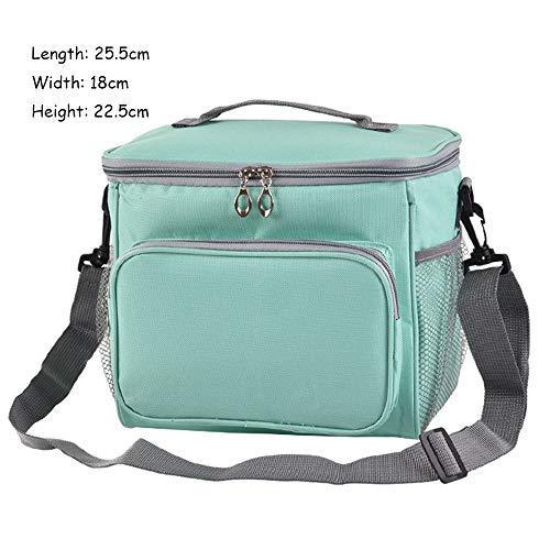 Lunch Bag Adult Lunch Box,Reusable Insulated Lunch Bag For Men & Women, Large Cooler Tote Bag With Leakproof Liner,for Family Outdoor Travel Picnic (color : Blue)