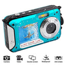 Waterproof Digital Camera 1080P Full HD Underwater Camera 24 MP Video Recorder Selfie Dual Screen DV Recording Waterproof Camera