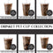 PRESTEE  Clear Plastic Cups with Lids | 24 oz, 100 Pack | PET Cold Smoothie Cups | Iced Coffee Cups | Disposable Cups with Lids | To Go Cups