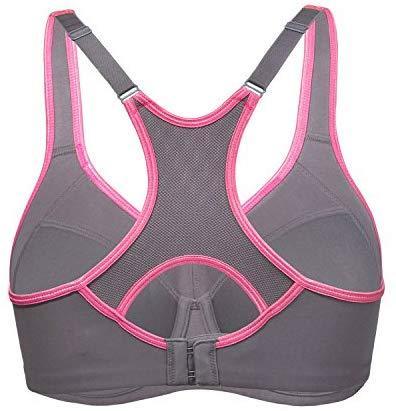 SYROKAN Women's Full Support High Impact Racerback Lightly Lined Underwire Sports Bra