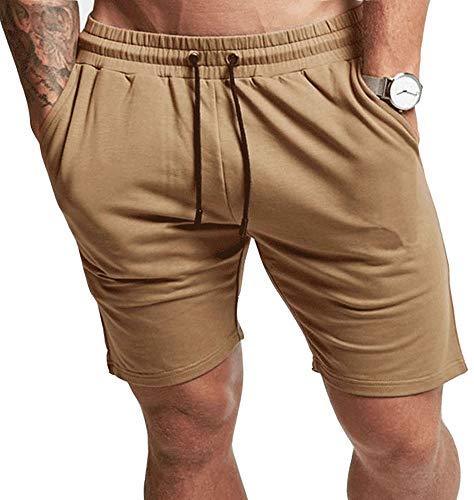 EVERWORTH Men's Casual Training Shorts Gym Workout Fitness Short Bodybuilding Running Jogging Short Pants