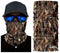 AXBXCX 2 Pack - Camouflage Print Seamless Neck Gaiter Bandana Face Mask for Outdoor Activities