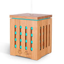 【Natural Aromatherapy】Real Bamboo Essential Oil Diffuser, Ultrasonic Aromotherapy Diffusers Cool Mist Aroma Diffuser Humidifier for Home Office Yoga Baby Room