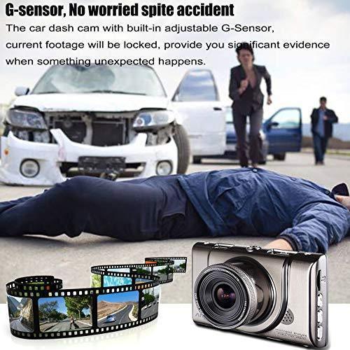 Dash Cam Car Recorder Camera Car DVR HD Night Vision with G-Sensor Loop Recording Motion Detection Dashboard Camera Vehicle Car Camera with 32GB TF Card for Most Cars Trucks (a100+)