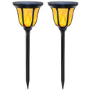 TomCare Solar Torches Lights, Waterproof Flickering Flame Solar Outdoor Lights Landscape Decoration Solar Torch Light Dusk to Dawn Auto On/Off Solar Spotlight for Yard Pool Garden Patio Deck