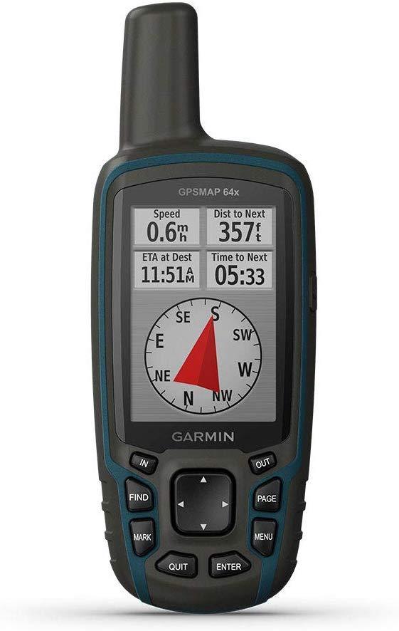 Garmin GPSMAP 64sx, Handheld GPS with Altimeter and Compass, Preloaded with TopoActive Maps