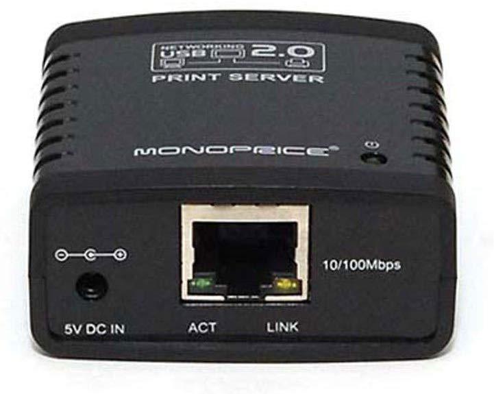 Monoprice Networking USB 2.0 Print Server (5342)