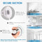 Cheftick Fogless Shower Mirror with Built-in Razor Holder, 360 Degree Rotating for Easy Mirrors Viewing, Advanced Locking Suction & Adjustable Arm, Shatter-proof, Guaranteed...