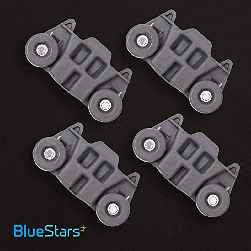 [UPGRADED] Ultra Durable W10195416 Lower Dishwasher Wheel Replacement by Blue Stars