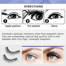 Coolours Magnetic Eyeliner and Lashes Magnetic Eyelashes Kit False Lashes 3 pairs with Tweezers