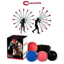 Champs Boxing Reflex Ball Boxing Equipment Fight Speed, MMA Boxing Gear Pro Punching Ball - Great for Reaction Speed and Hand Eye Coordination Training Reflex Bag Alternative …