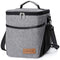 Lifewit Insulated Lunch Box Lunch Bag for Adults Men Women, 9L (12-Can) Soft Cooler Bag, Water-Resistant Leakproof Thermal Bento Bag for Work/School/Picnic, Grey