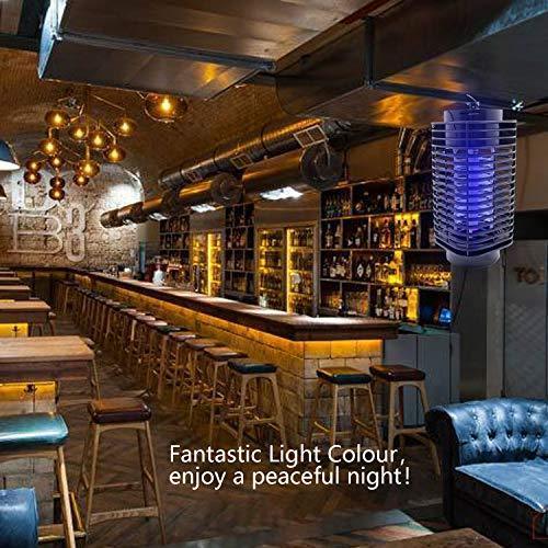 Dickinda Bug Zapper [Updated] Mosquito Killer Insect Trap Pest Control Light with Switch Button Electronic UV Lamp for Indoor Outdoor Bedroom, Kitchen, Office, Home