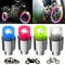 Gechiqno 4 Pair LED Wheel Lights - Car Bike Wheel Tire Tyre Valve Dust Cap, Safety, Waterproof, Motion Activated, Spoke Flash Lights Car Valve Stems & Caps Accessories