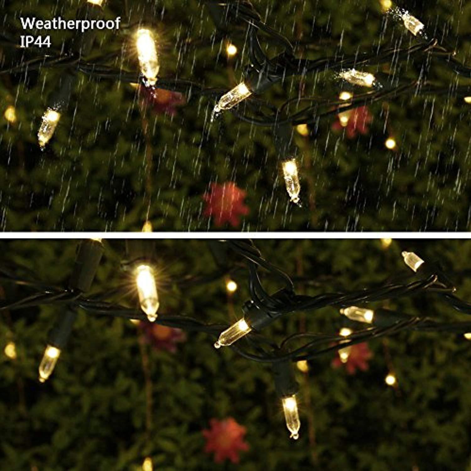 Brizled Indoor LED String Lights, 100 LED 33ft Mini String Lights, 120V UL Certified Fairy Lights for Indoor and Outdoor, Mothers Day, Patio, Garden, Party and Holiday Decorations, Warm White(3000K)