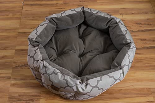 Nest 9 Round Dog Bed Deep Den, Bagel, Donut, and Deep Dish Style for Cuddler, Machine Washable