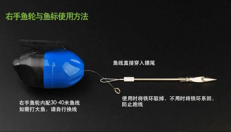 Obert Fishing Reel Slingshot Catapult with Hunting Fish Fishing Broadheads Wristband with Rubber Bands with Slingshot Bag