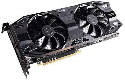 EVGA GeForce RTX 2060 Super XC Ultra, Overclocked, 2.75 Slot Extreme Cool Dual, 65C Gaming, RGB, Metal Backplate, 8GB GDDR6, 08G-P4-3163-KR