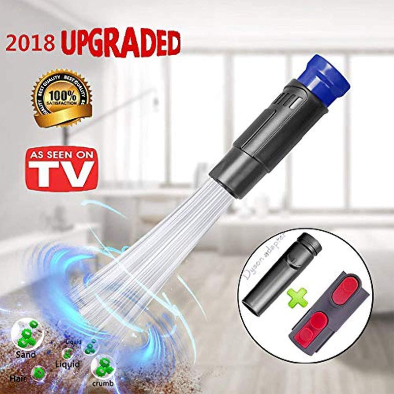 ShowDoo Part NumberWhat's Vacuum Attachments Universal Adapter Dusty Brush Suction Tiny Tubes Flexible Access to Anywhere, Compatible Series (V6 V8 V7 V10), 1 Pack, Blue