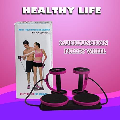 Darhoo Ab Roller Wheel - Ab Wheel Exercise Fitness Equipment - 5-in-1 Multi-Functional Core Ab Workout Abdominal Wheel Machine - Ab Roller Home Gym Equipment for Both Men & Women