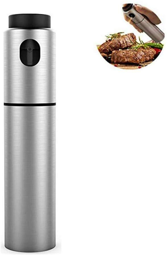 Kitchen Joy 100ml Food Grade Stainless Steel Refillable Olive Oil sprayer for cooking, Salad Oil Dressing,BBQ, Grilling and Roasting, JSDOIN Cooking wine & Vinegar Sprayer