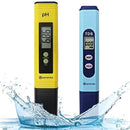 KETOTEK Water Quality Test Meter, Ph Meter Tds Meter 2 in 1 Kit with 0-14.00PH and 0-9990 ppm Measure Range for Hydroponics, Aquariums, Drinking Water, Ro System, Pool and fishpond