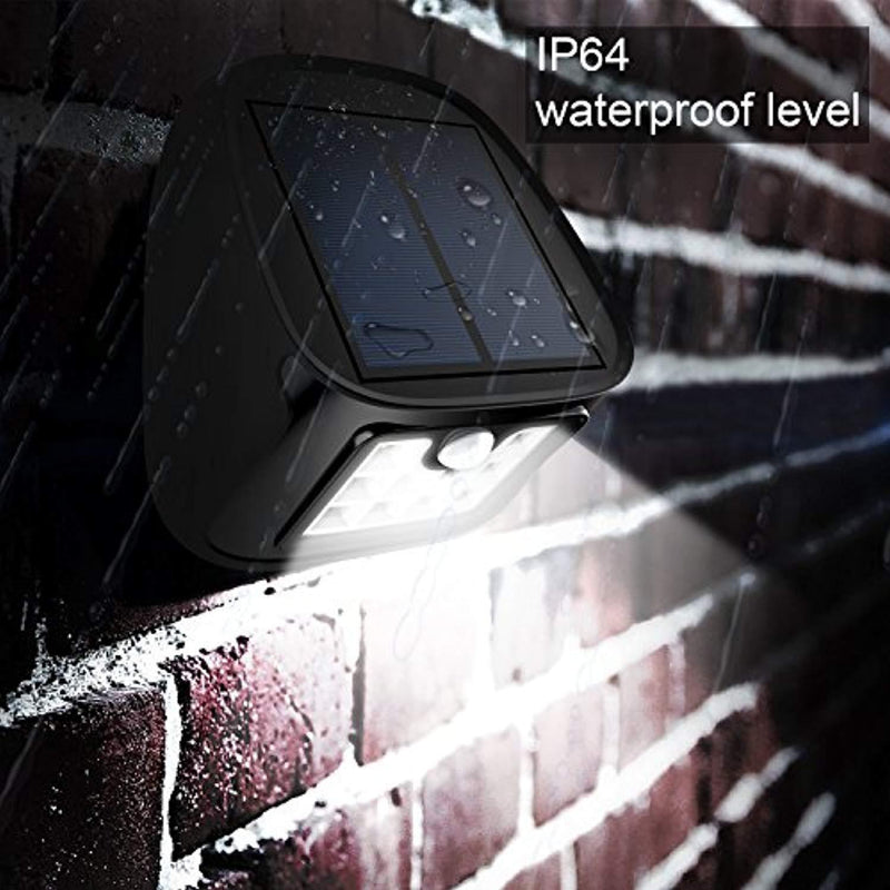 Aptoyu Solar Lights, Outdoor Waterproof Wireless Solar Motion Sensor Security Lights for Driveway Garden Wall Back Door Step Stair Fence Deck Yard Patio, Pack of 4