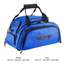 Elite Sports Boxing Gym Duffle Bag for MMA, BJJ, Jiu Jitsu Gear, Duffel Athletic Gym Backpack with Shoes Compartment