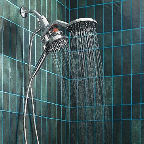 VOLUEX IN208C2 Aromatherapy Combination Handshower and Rainshower with INLY Shower Capsules, Chrome