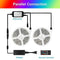 Led Strip Lights Sync to Music,32.8ft 5050 RGB Light Color Changing with Music IP65 Waterproof LED Rope by Proteove