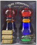 Olde Thompson 5.5" Sunset Fiesta Colored Pepper Mill and Salt Shaker Set